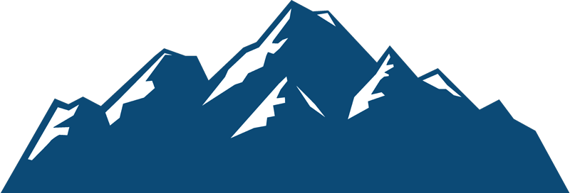 dark blue mountain icon